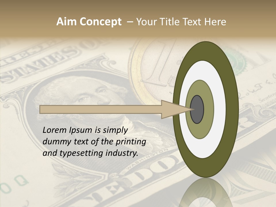 Banknote Money Exchange PowerPoint Template