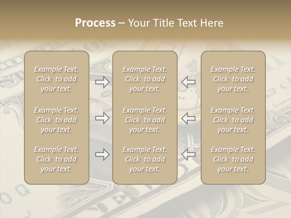 Banknote Money Exchange PowerPoint Template