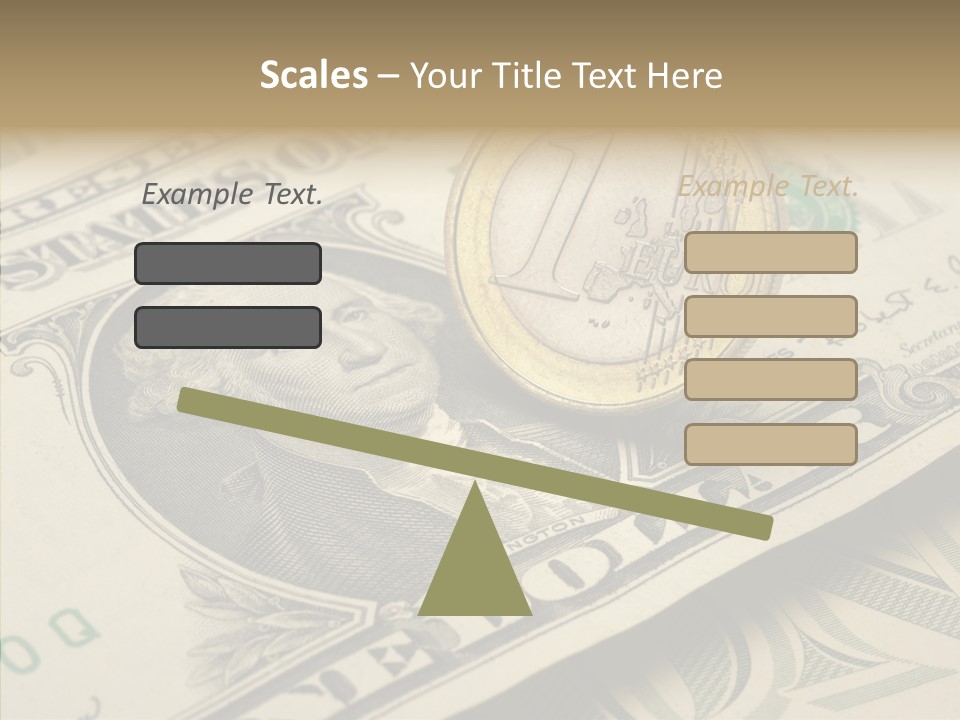 Banknote Money Exchange PowerPoint Template