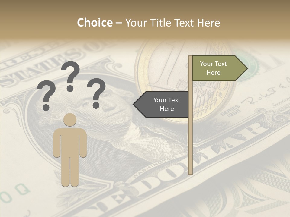 Banknote Money Exchange PowerPoint Template
