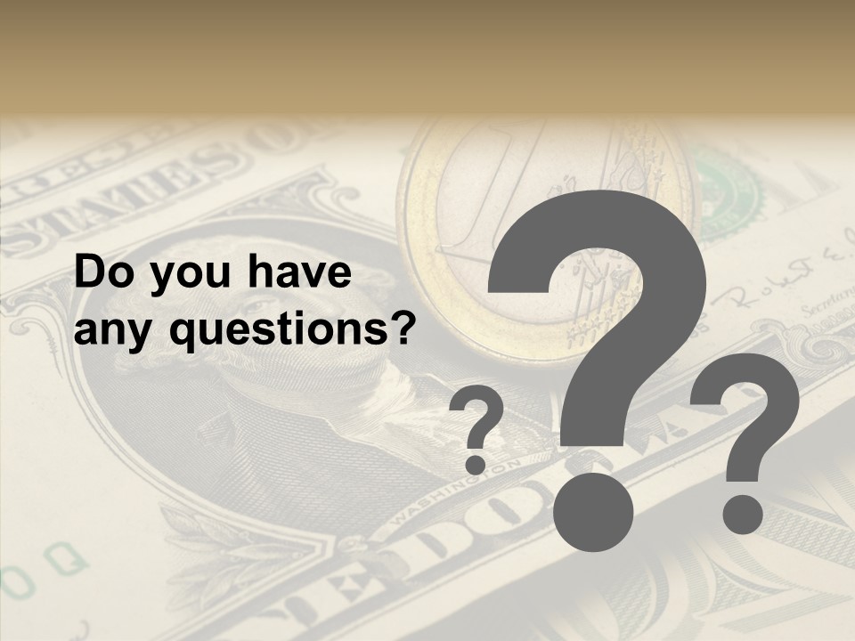 Banknote Money Exchange PowerPoint Template