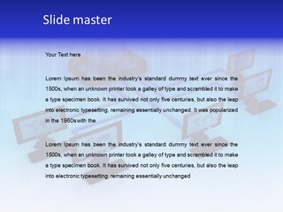 White Connection Data PowerPoint Template