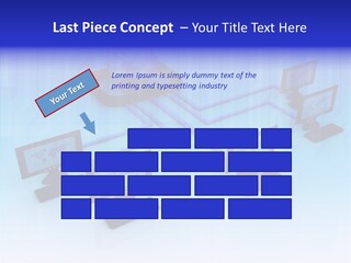 White Connection Data PowerPoint Template
