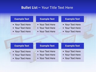 White Connection Data PowerPoint Template