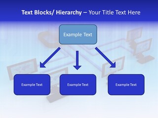 White Connection Data PowerPoint Template