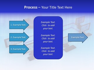 White Connection Data PowerPoint Template