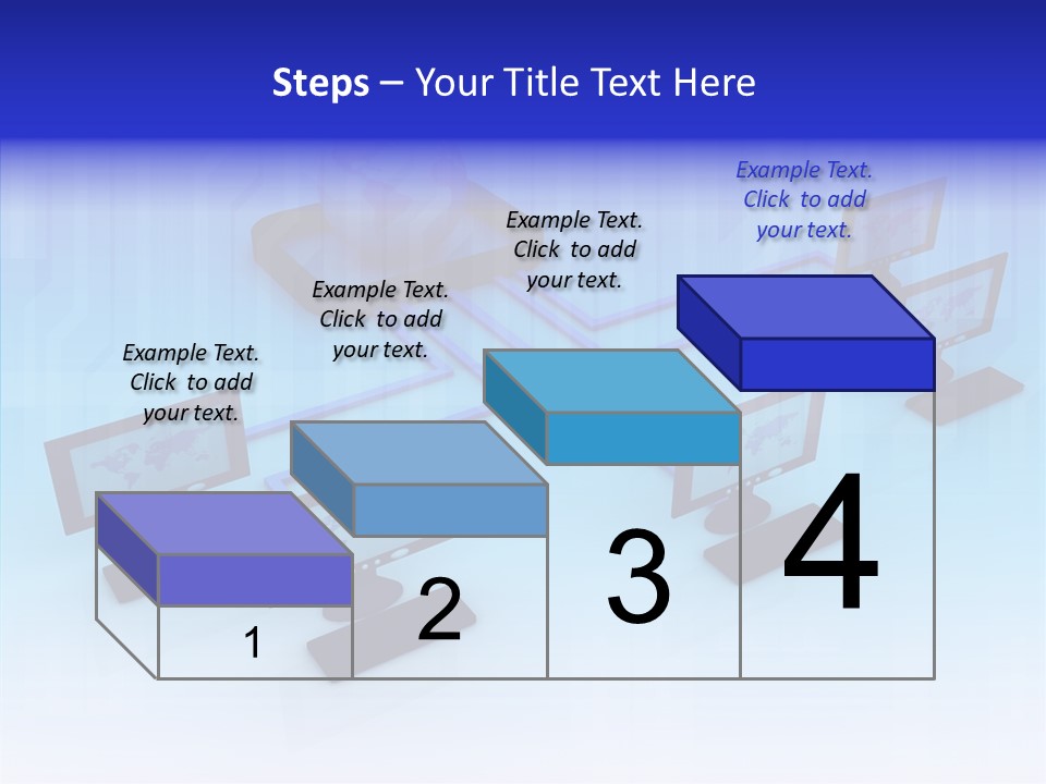 White Connection Data PowerPoint Template
