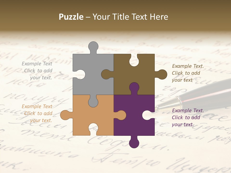 Document Test Ancient PowerPoint Template