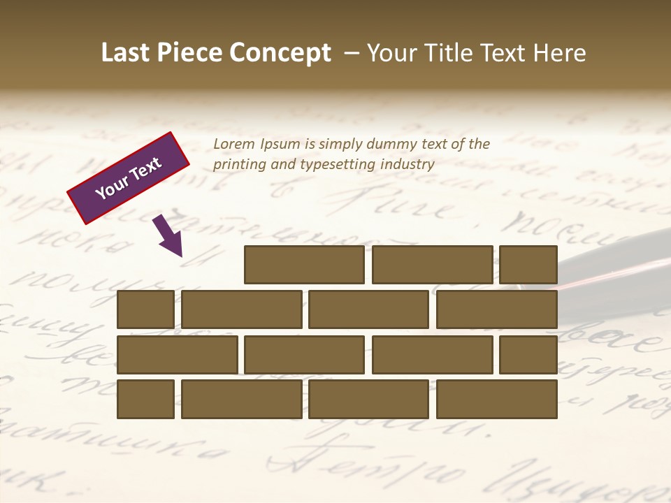 Document Test Ancient PowerPoint Template