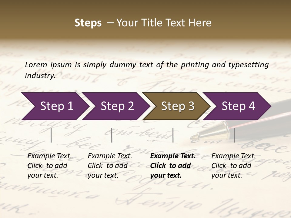 Document Test Ancient PowerPoint Template
