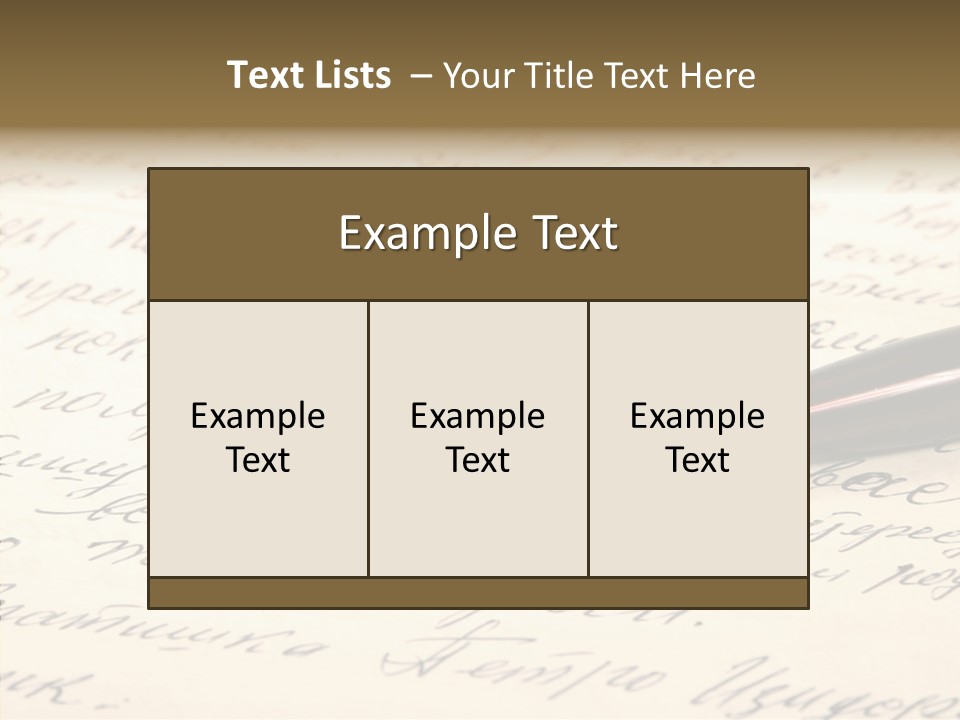 Document Test Ancient PowerPoint Template