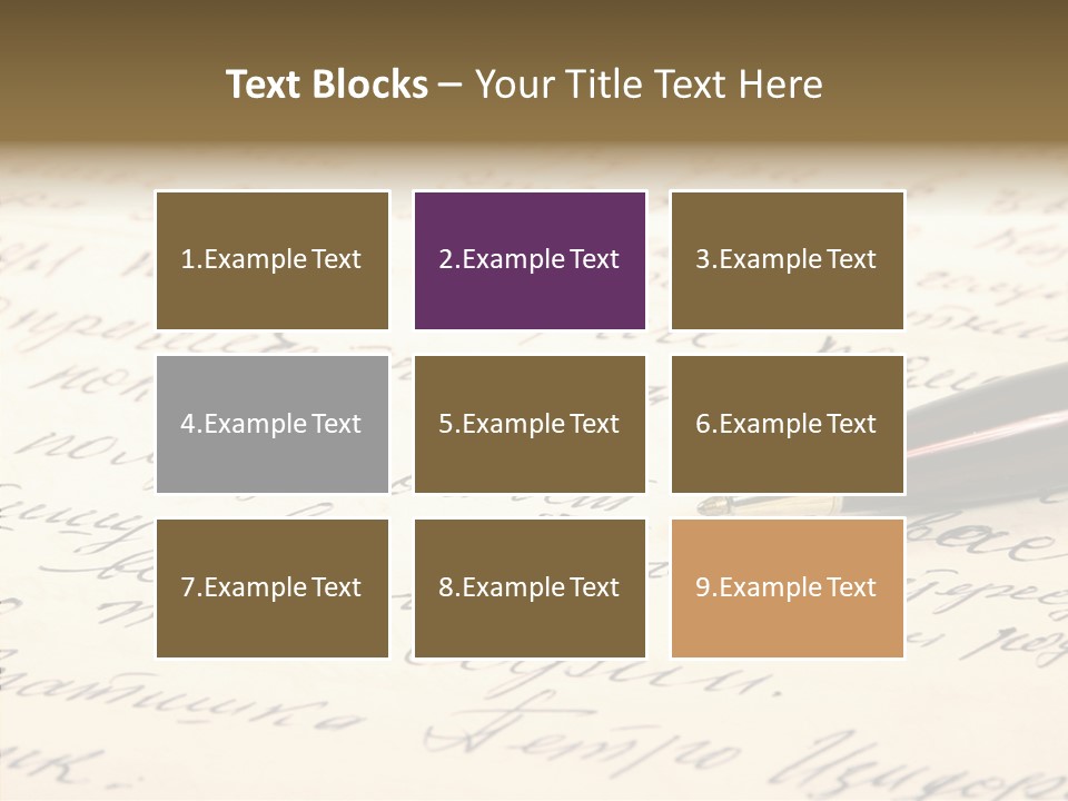 Document Test Ancient PowerPoint Template