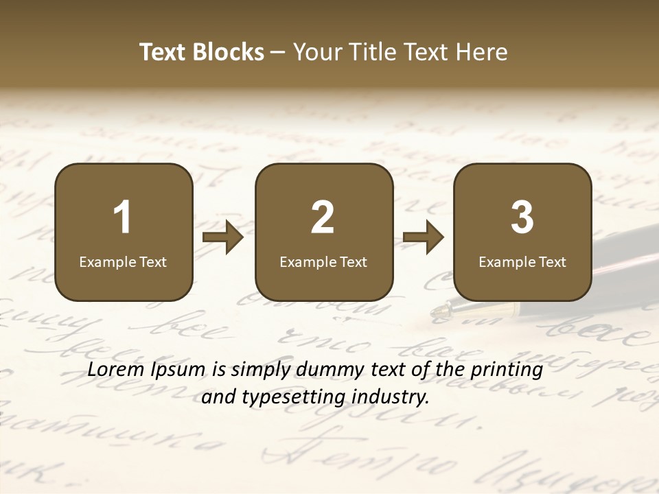 Document Test Ancient PowerPoint Template