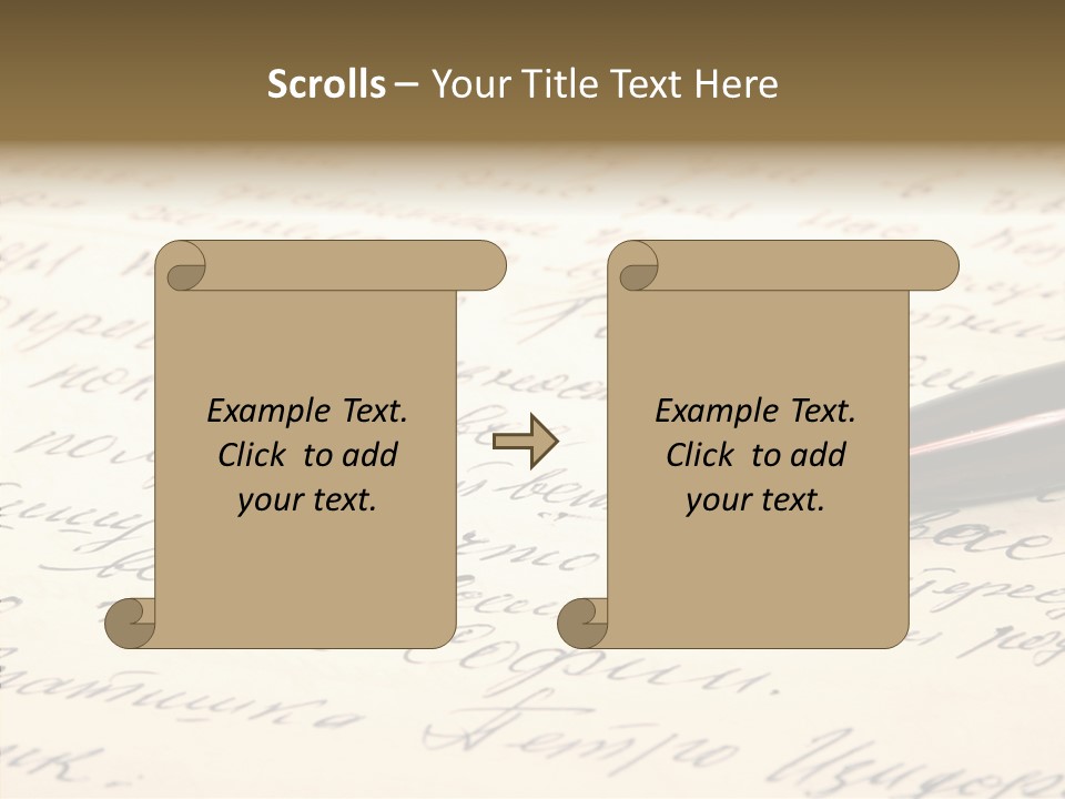 Document Test Ancient PowerPoint Template