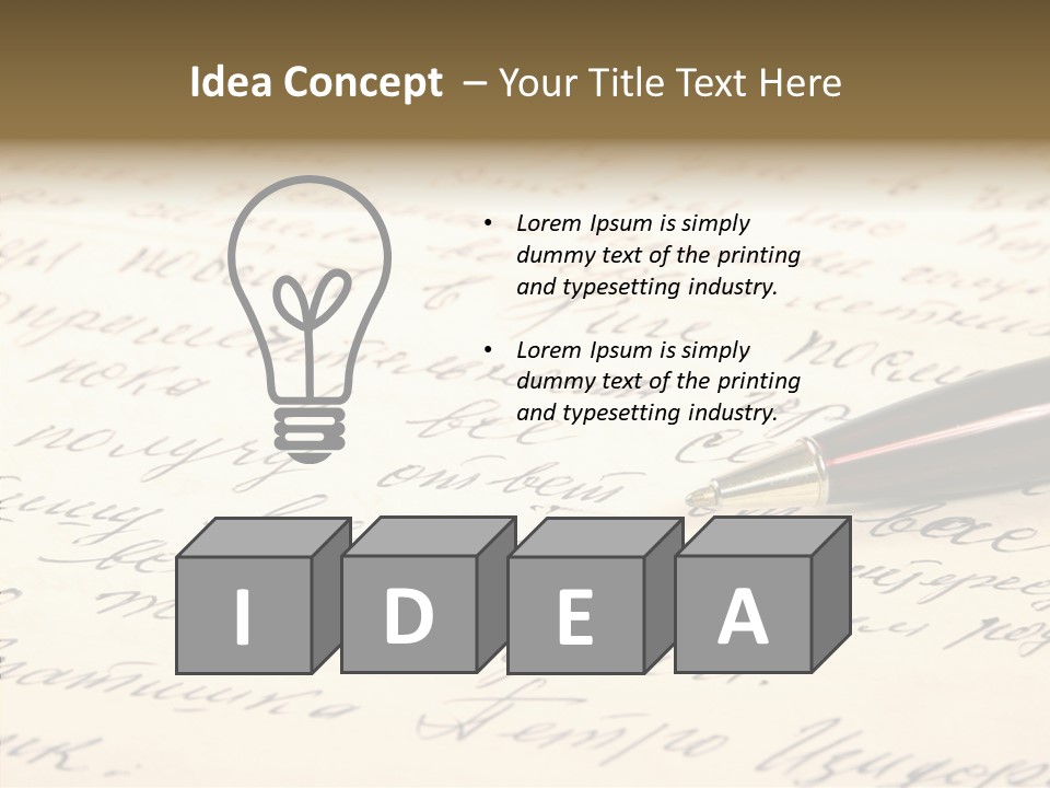 Document Test Ancient PowerPoint Template