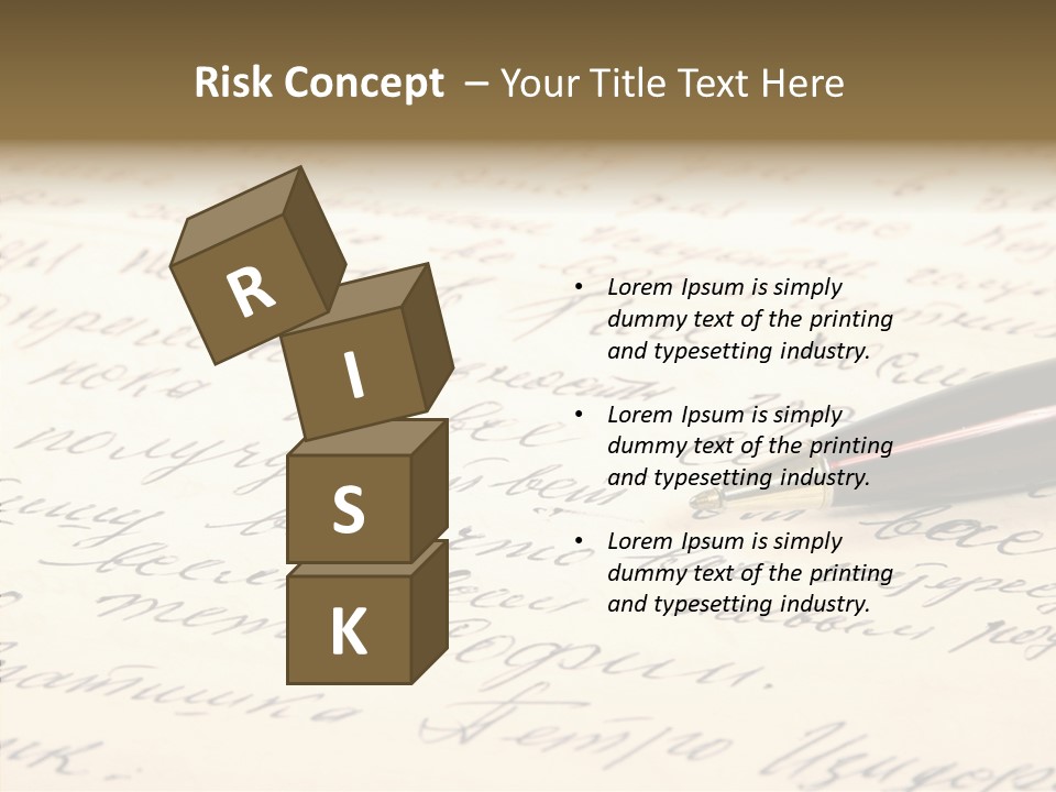 Document Test Ancient PowerPoint Template