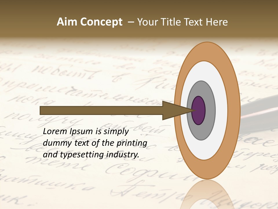 Document Test Ancient PowerPoint Template