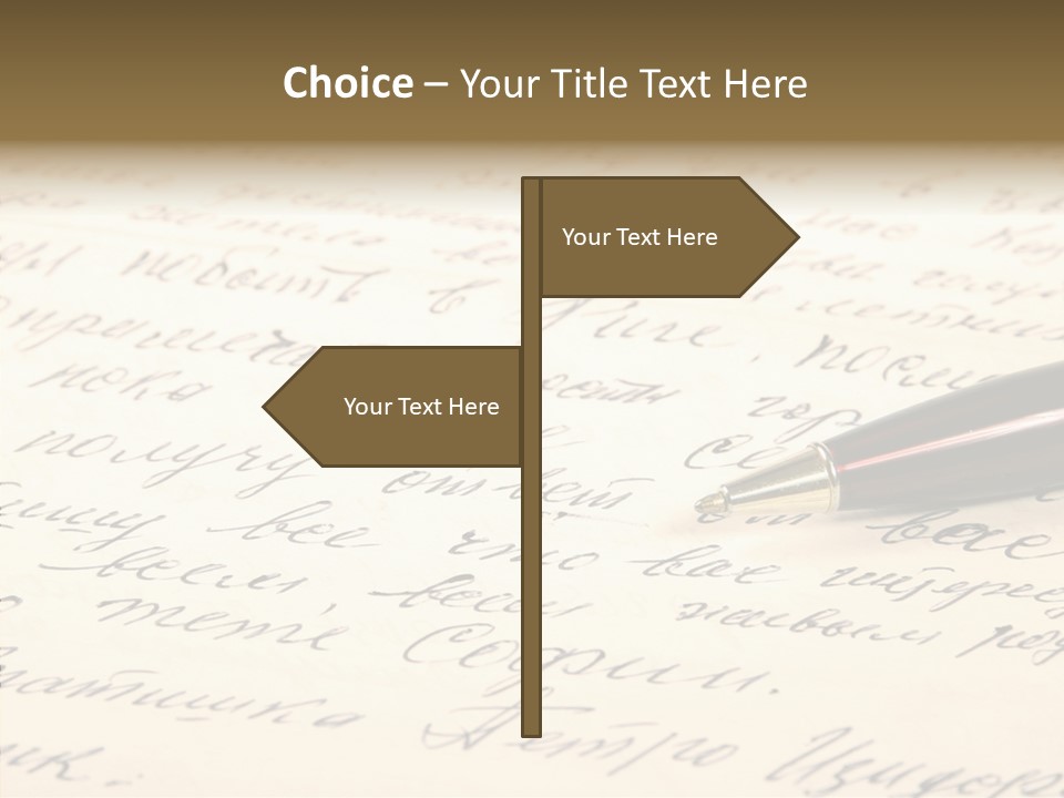 Document Test Ancient PowerPoint Template