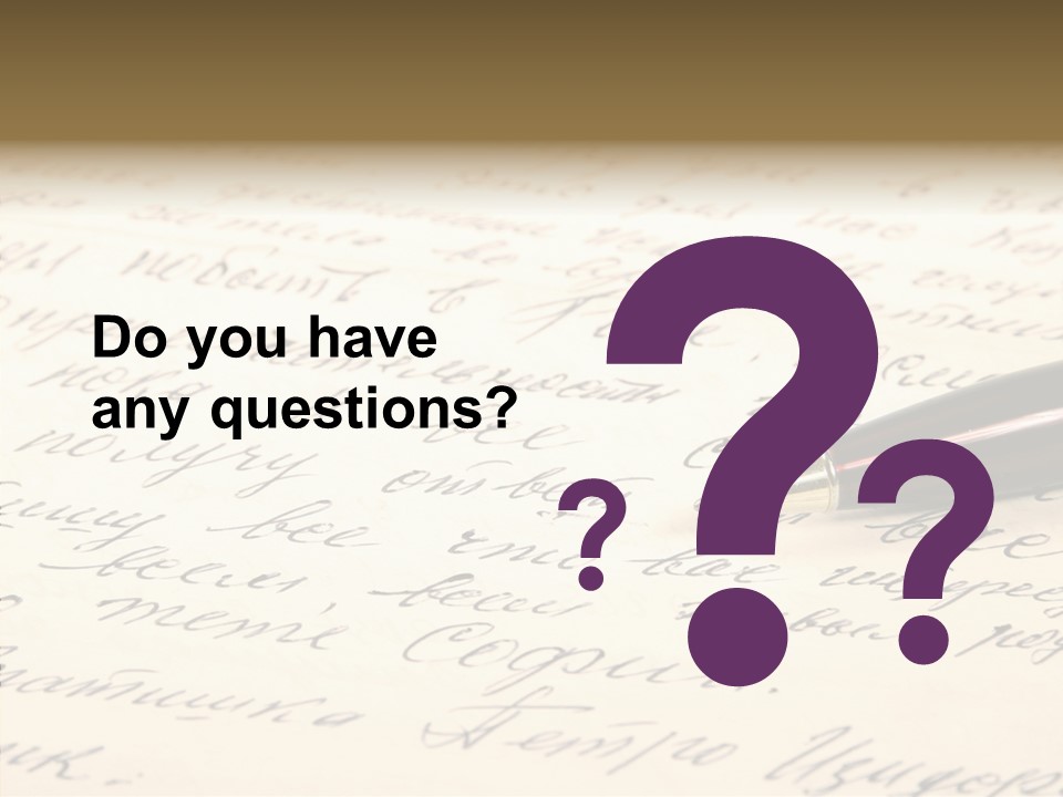 Document Test Ancient PowerPoint Template