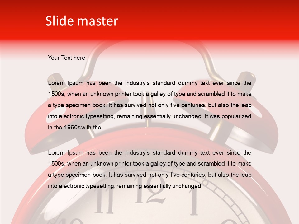 Rendered Bell Hammer PowerPoint Template