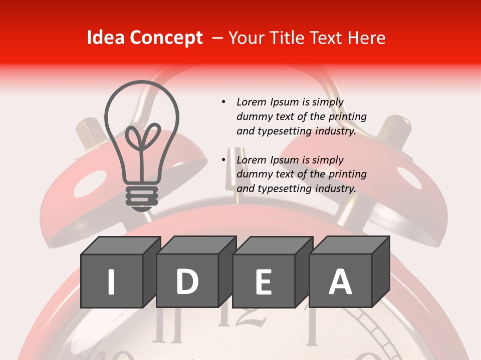 Rendered Bell Hammer PowerPoint Template