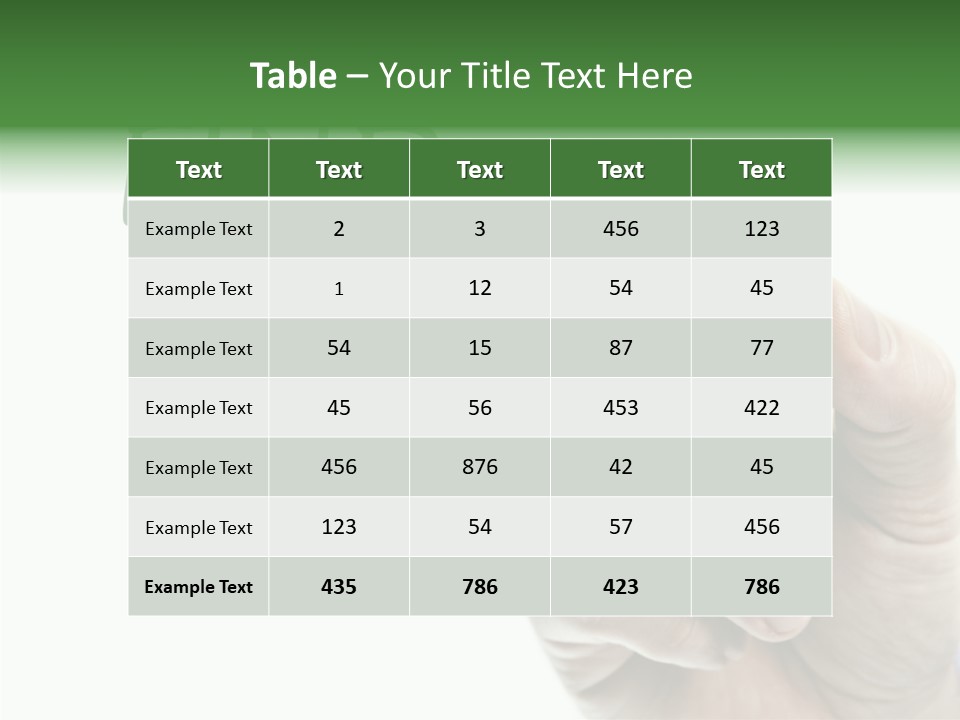 Jobless Find Hand PowerPoint Template