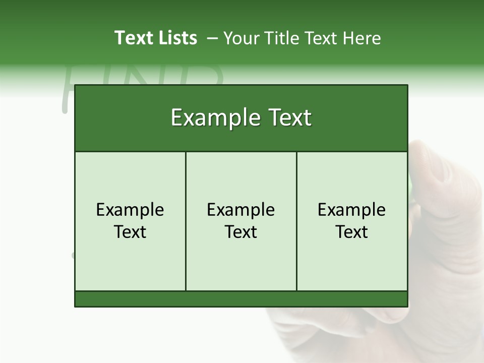 Jobless Find Hand PowerPoint Template