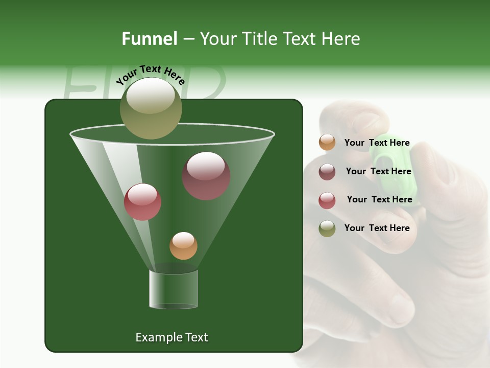 Jobless Find Hand PowerPoint Template