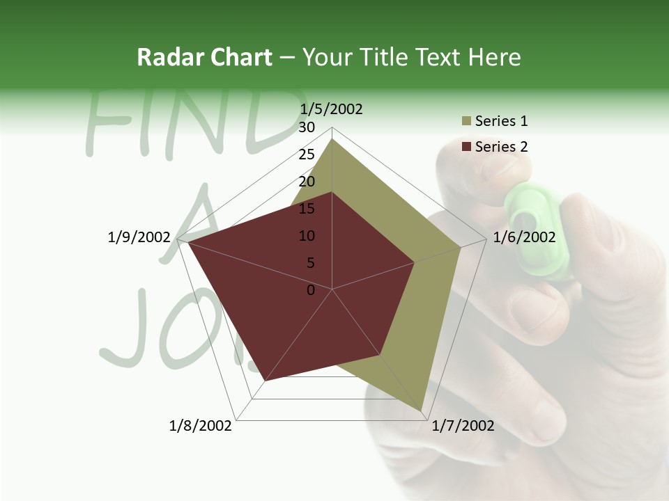 Jobless Find Hand PowerPoint Template