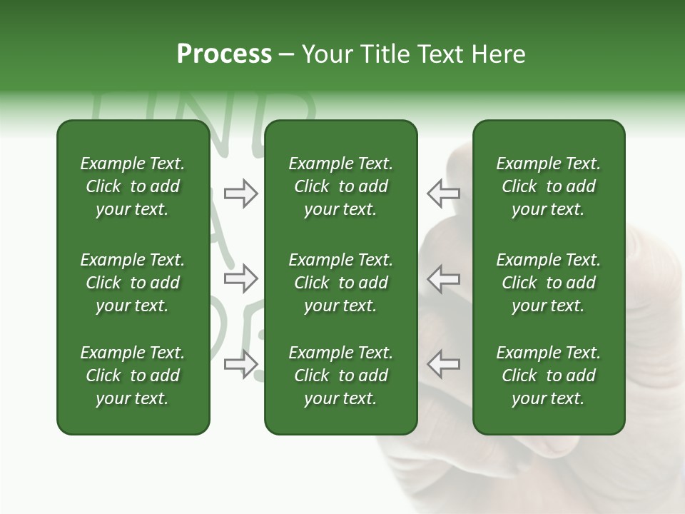 Jobless Find Hand PowerPoint Template