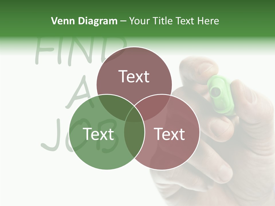 Jobless Find Hand PowerPoint Template