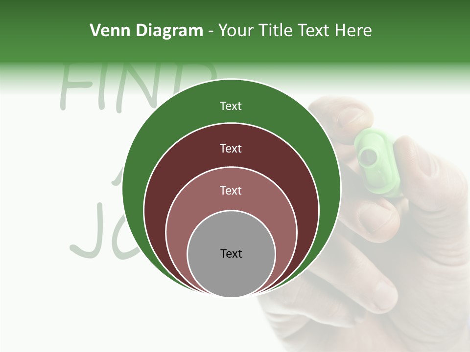 Jobless Find Hand PowerPoint Template