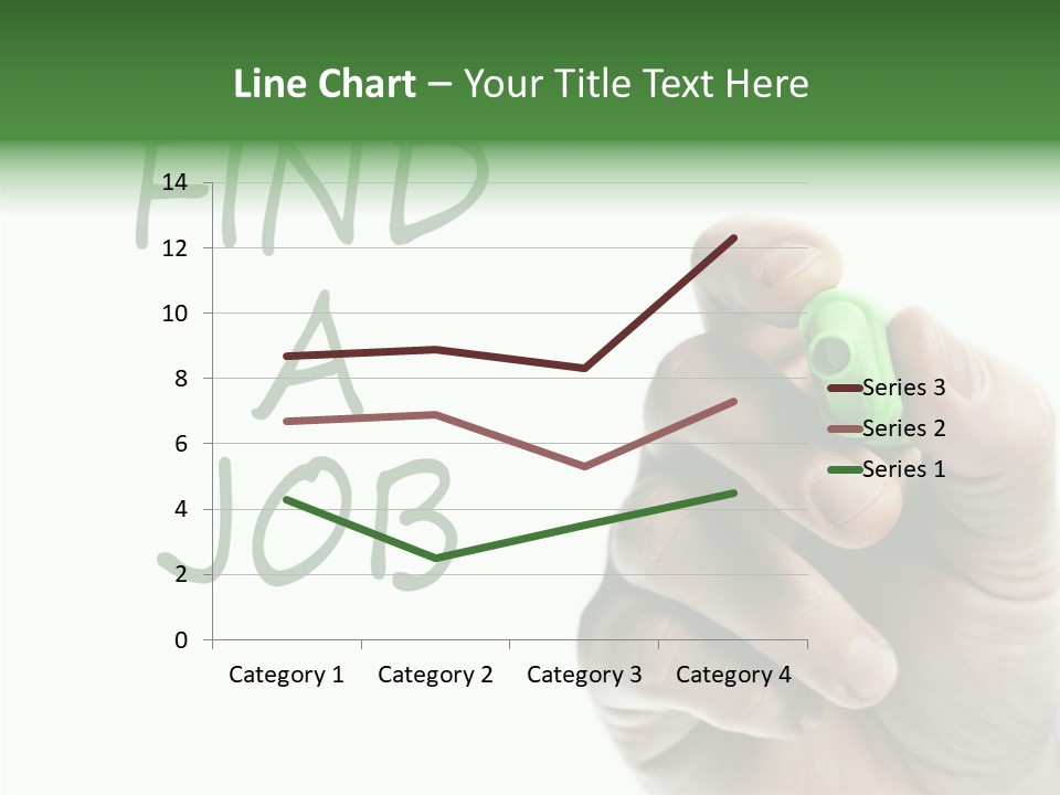 Jobless Find Hand PowerPoint Template
