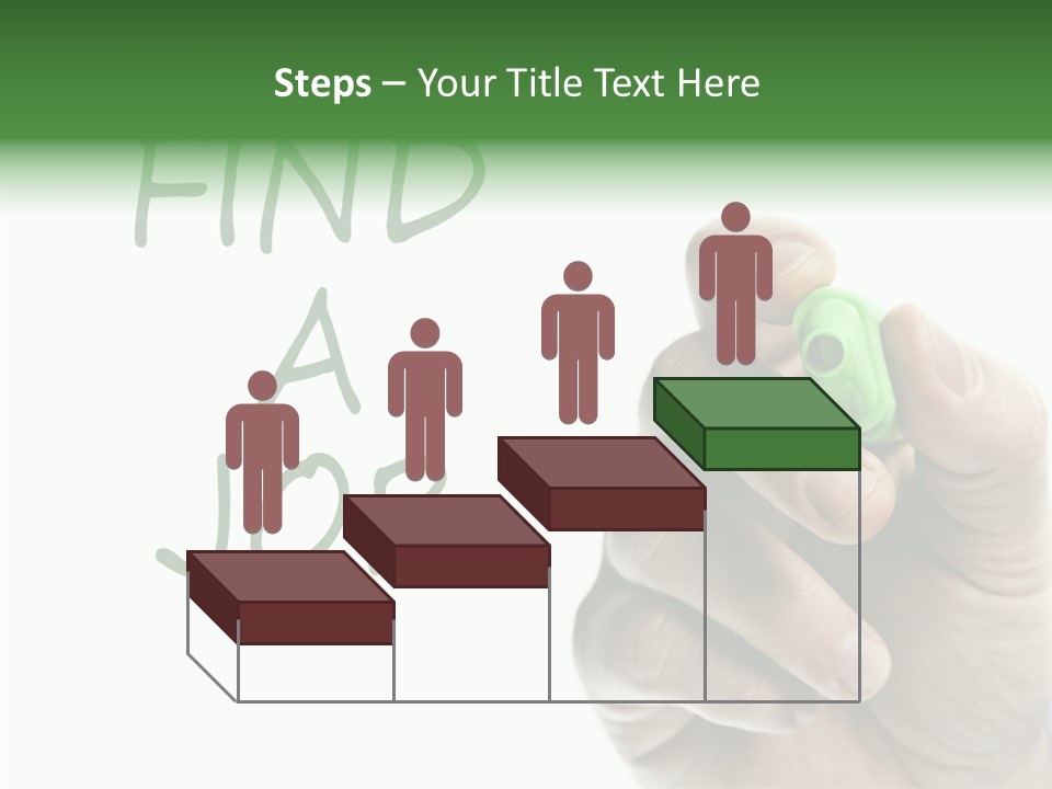 Jobless Find Hand PowerPoint Template