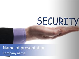 Word Presentation Security PowerPoint Template