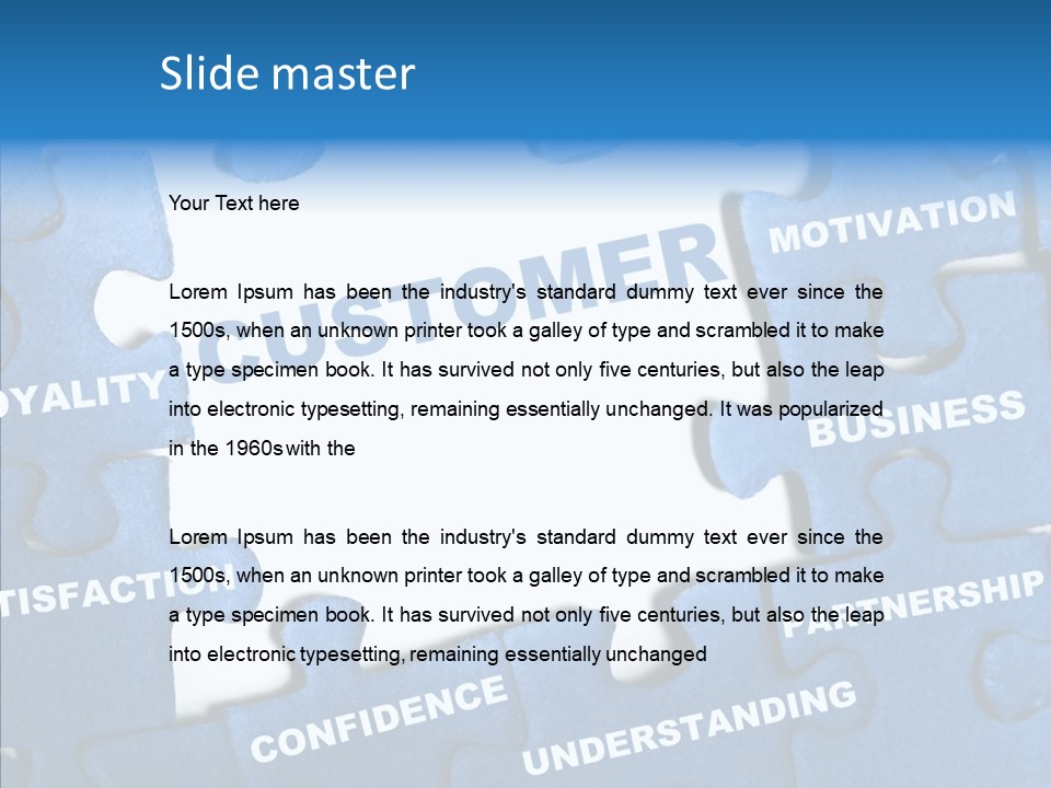 Closeup Strategy Abstract PowerPoint Template