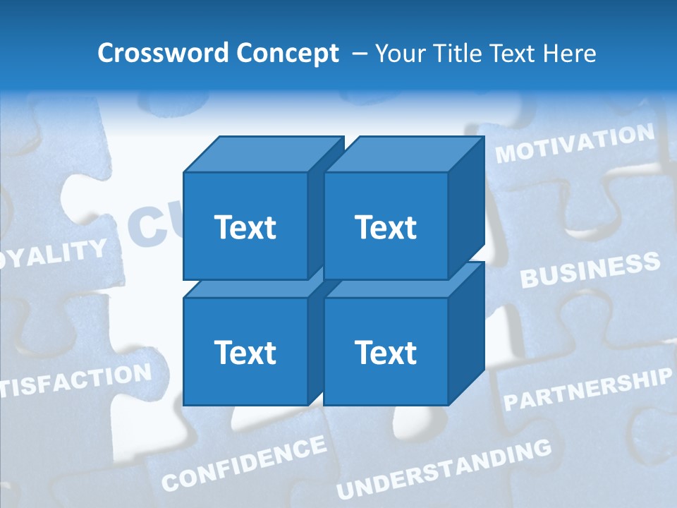 Closeup Strategy Abstract PowerPoint Template