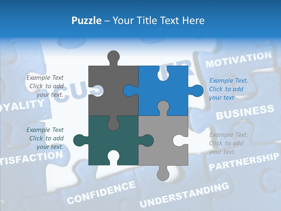 Closeup Strategy Abstract PowerPoint Template