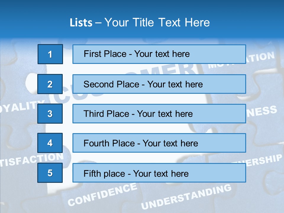 Closeup Strategy Abstract PowerPoint Template
