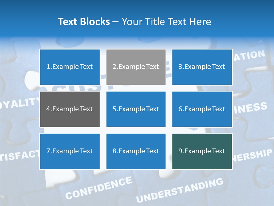 Closeup Strategy Abstract PowerPoint Template