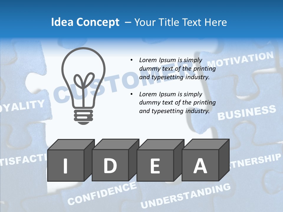 Closeup Strategy Abstract PowerPoint Template
