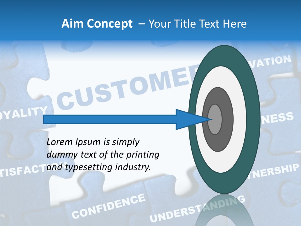 Closeup Strategy Abstract PowerPoint Template