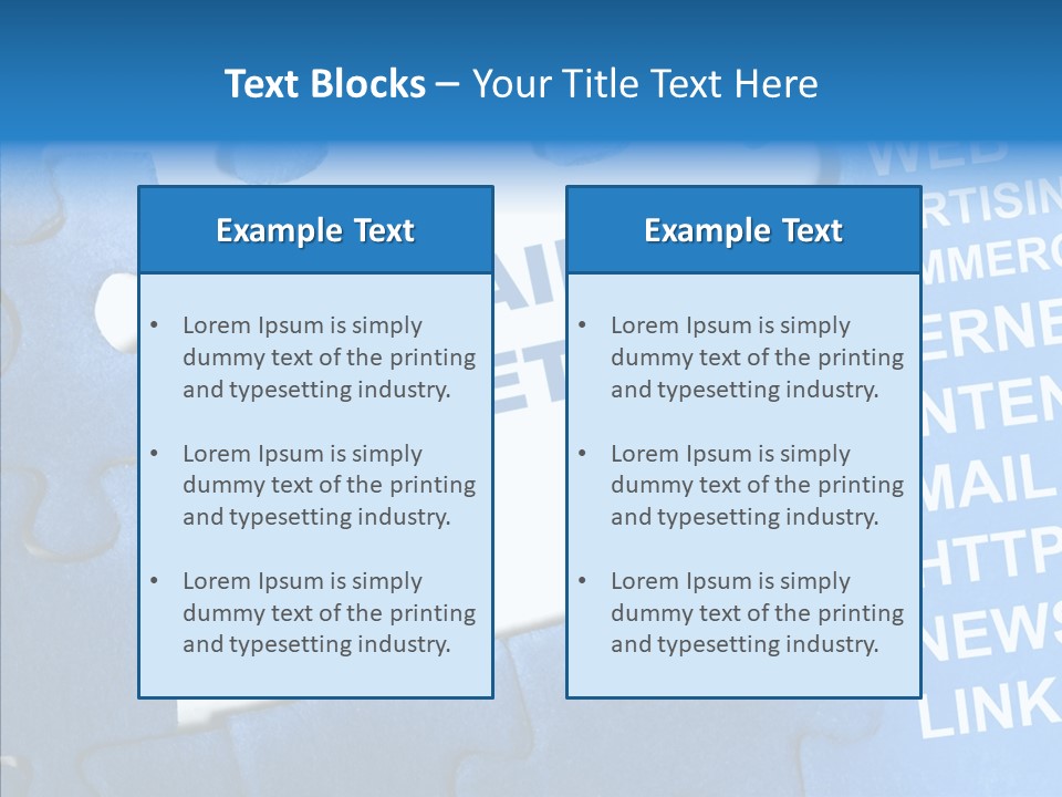 Http Jigsaw Email PowerPoint Template