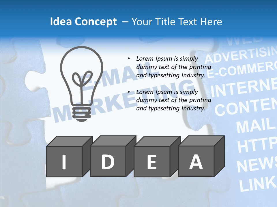 Http Jigsaw Email PowerPoint Template