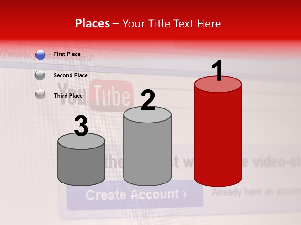 Upload Com Account PowerPoint Template