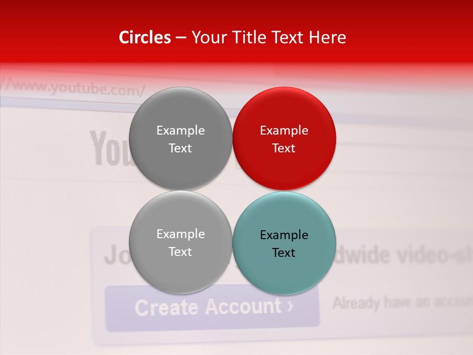 Upload Com Account PowerPoint Template