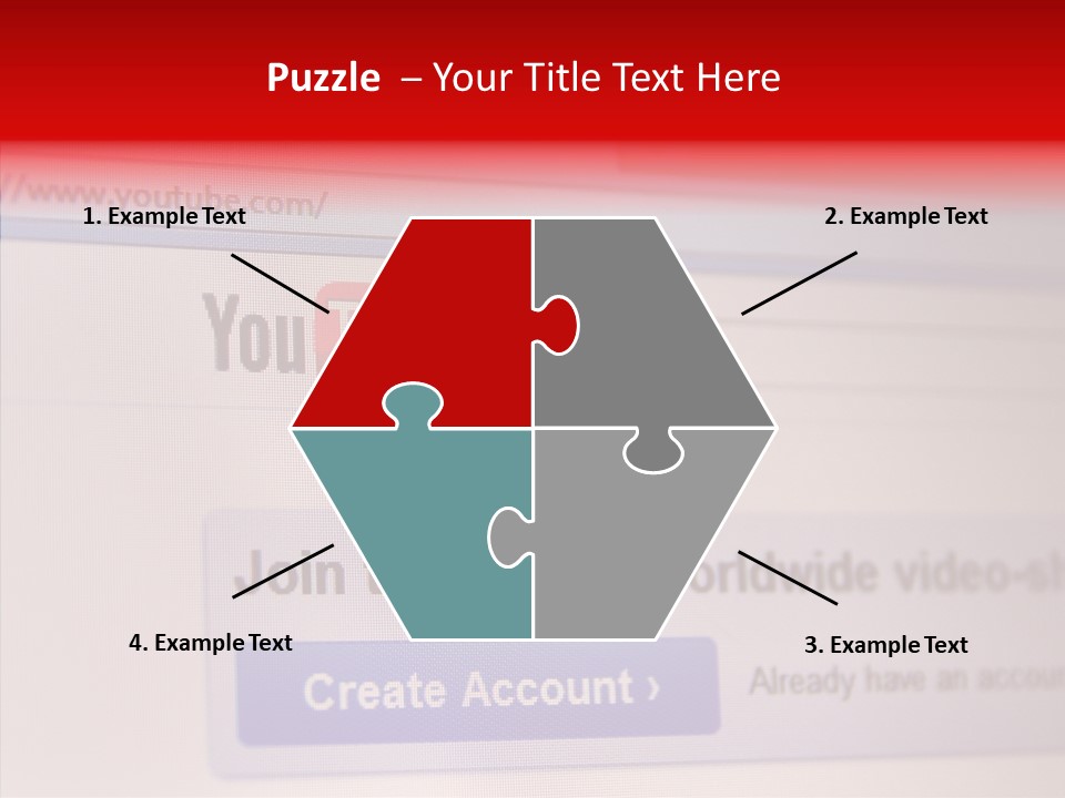 Upload Com Account PowerPoint Template