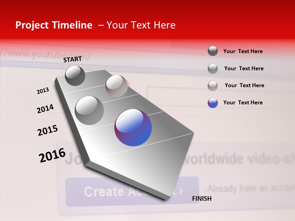 Upload Com Account PowerPoint Template