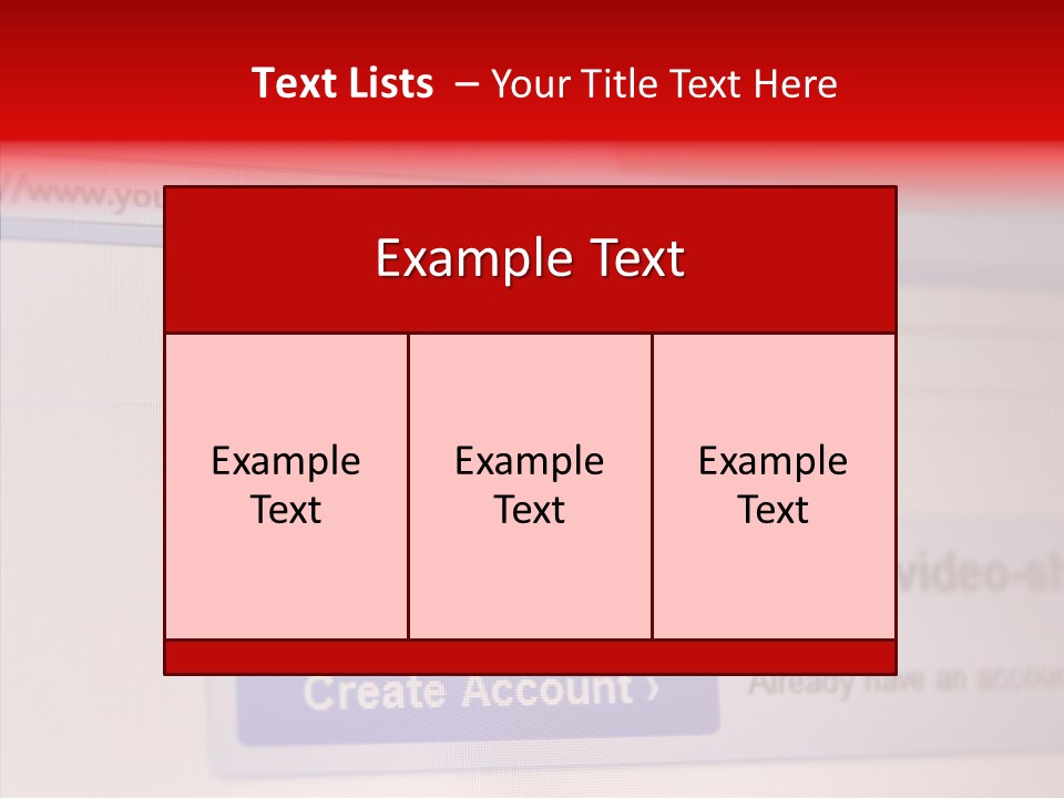 Upload Com Account PowerPoint Template