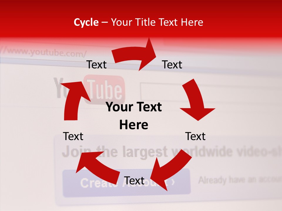 Upload Com Account PowerPoint Template